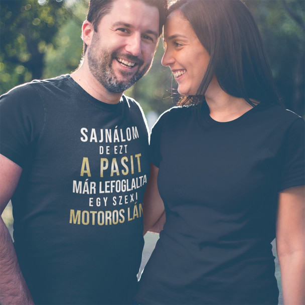 Sajnálom, de ezt a pasit már lefoglalta egy szexi motoros lány