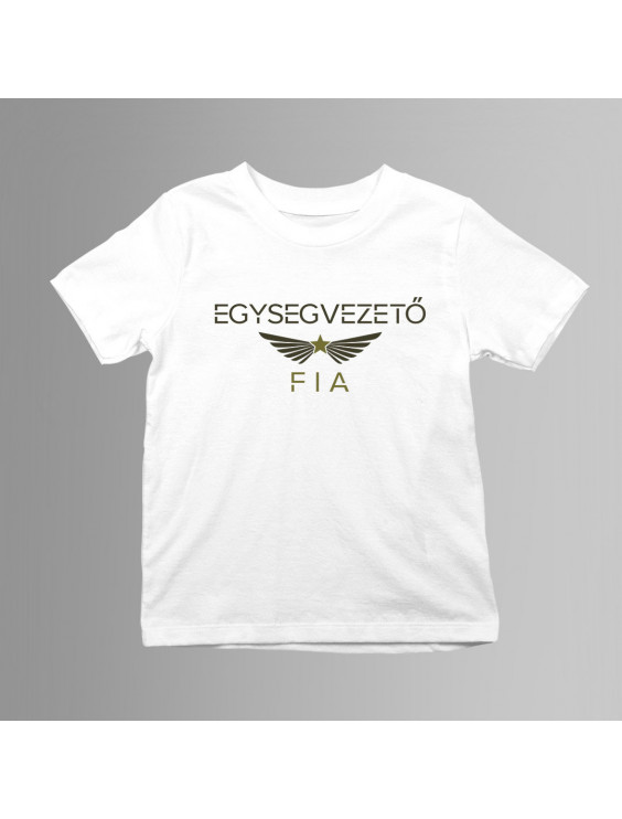 Egységvezető fia