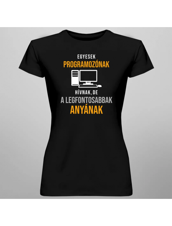 Egyesek programozónak hívnak, de a legfontosabbak anyának