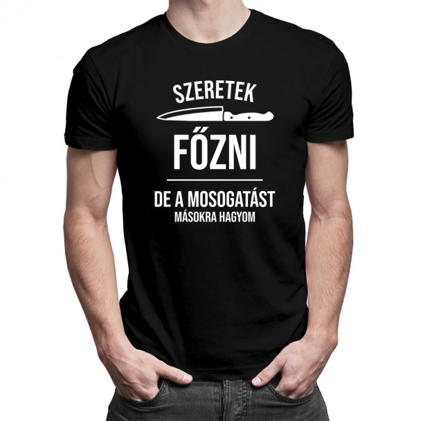 Szeretek főzni, de a mosogatást másokra hagyom