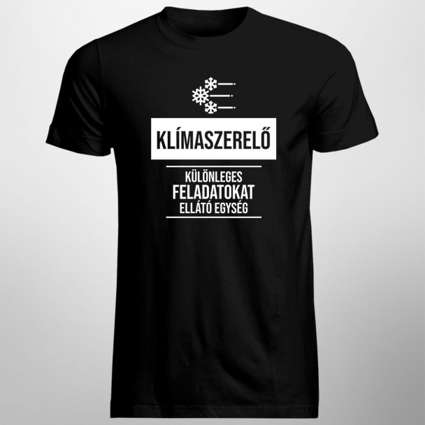 Klímaszerelő - különleges feladatokat ellátó egység
