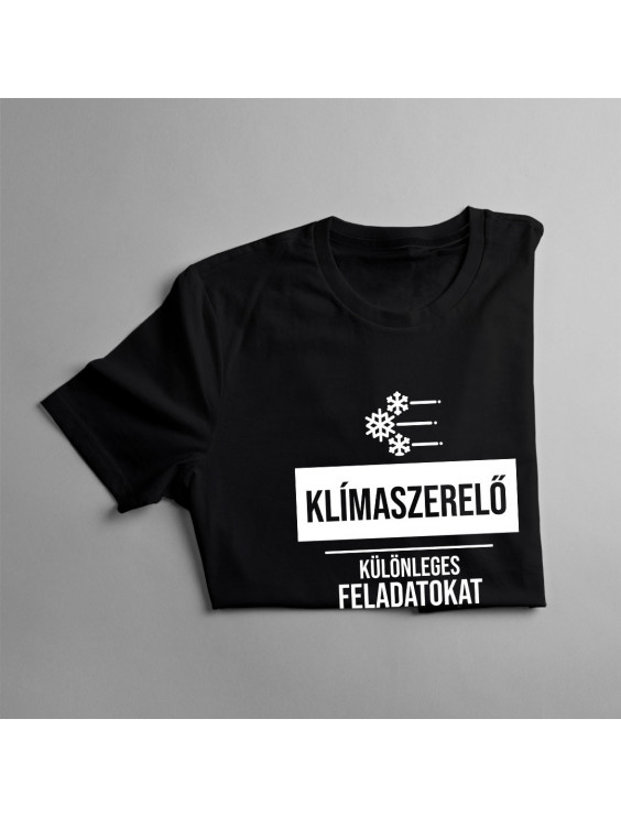 Klímaszerelő - különleges feladatokat ellátó egység