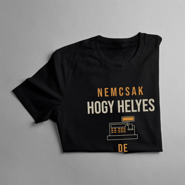 Nemcsak hogy helyes, de Pénztáros is