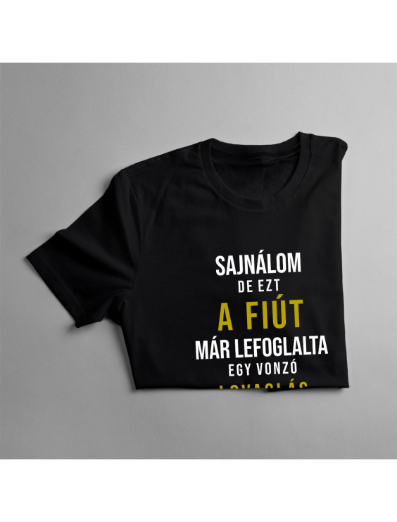 Sajnálom, de ezt a fiút már lefoglalta egy vonzó lovaglás rajongó