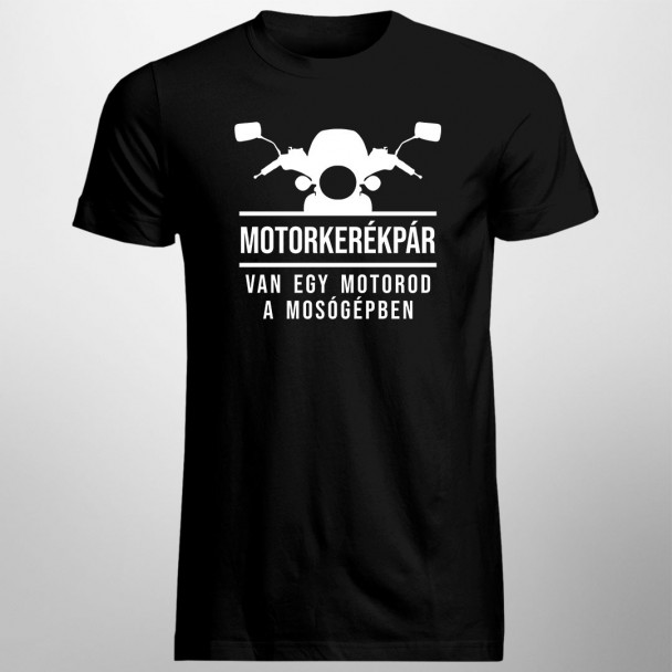 Motorkerékpár! Van egy motorod a mosógépben