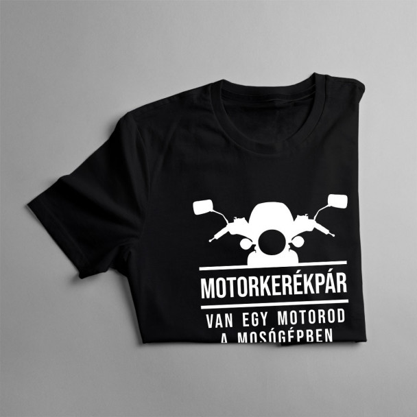 Motorkerékpár! Van egy motorod a mosógépben