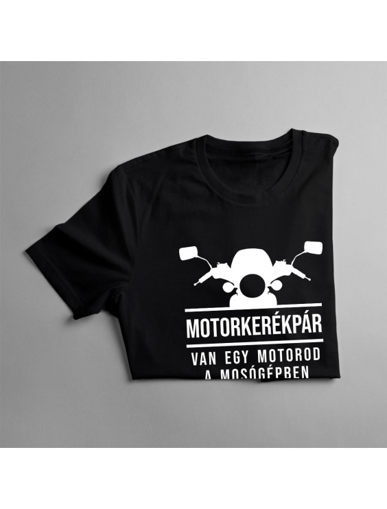 Motorkerékpár! Van egy motorod a mosógépben
