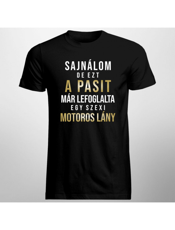 Sajnálom, de ezt a pasit már lefoglalta egy szexi motoros lány