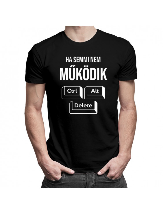 Ha semmi nem működik: ctrl + alt + delete