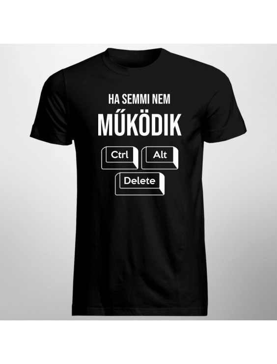 Ha semmi nem működik: ctrl + alt + delete