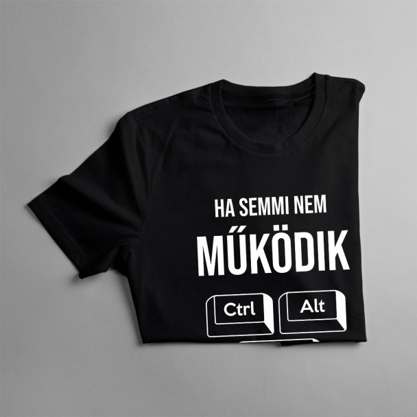 Ha semmi nem működik: ctrl + alt + delete Ha semmi nem működik: ctrl + alt + delete