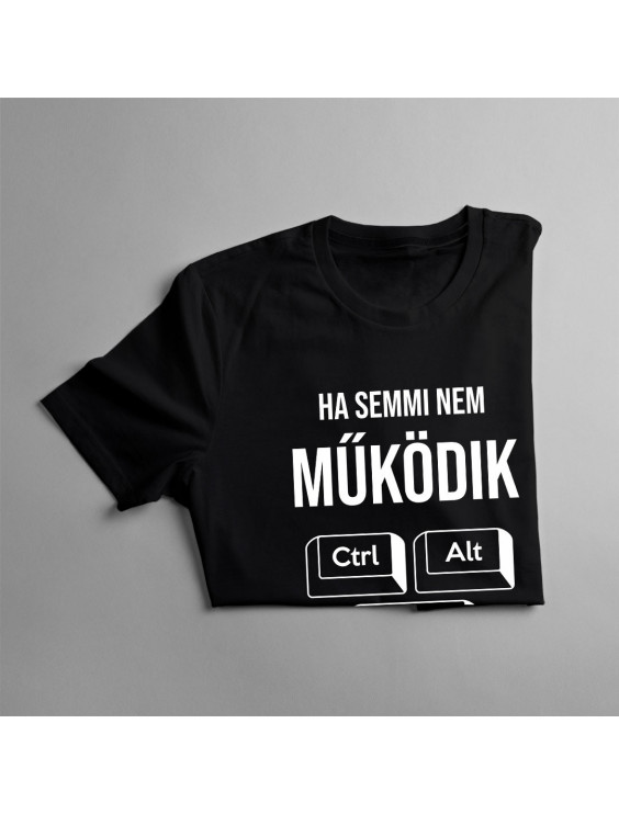 Ha semmi nem működik: ctrl + alt + delete